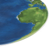 Planche À Découper Aquarelle Terre géographie drôle illusion 3D (Coin)