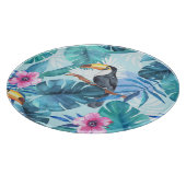 Planche À Découper Aquarelle Toucans : Tropical Seamless (Coin)