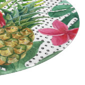 Planche À Découper Aquarelle tropicale (Coin)