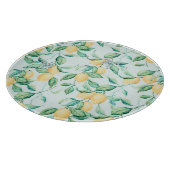 Planche À Découper Aquarelle verte citron : Romance sans couture (Coin)