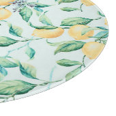 Planche À Découper Aquarelle verte citron : Romance sans couture (Coin)