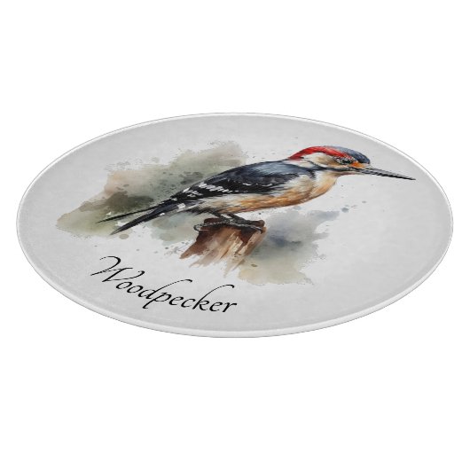 Planche À Découper Aquarelle Woodland Pic, coutume (Coin)