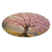 Planche À Découper Arbre de cerisier en fleurs Printemps (Coin)