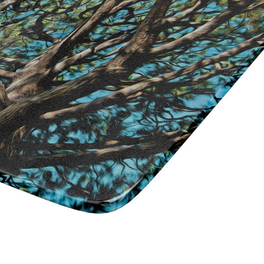 Planche À Découper Arbre de chêne (Coin)