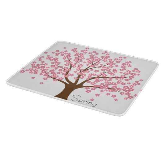 Planche À Découper Arbre de fleurs de printemps (Coin)