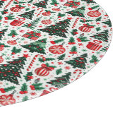 Planche À Découper Arbre de Noël, cadeaux, sucre de canne (Coin)