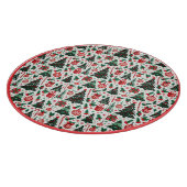 Planche À Découper Arbre de Noël, cadeaux, sucre de canne (Coin)