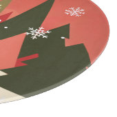 Planche À Découper Arbre de Noël rétro/Vintage (Coin)