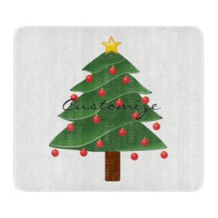 Planche À Découper Arbre de Noël vert Thunder_Cove