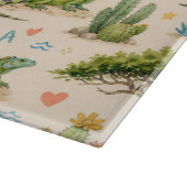 Planche À Découper Arbre divi d'Aruba, âne, iguane, cactus (Coin)