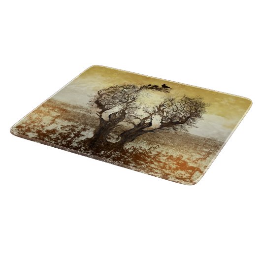 Planche À Découper Arbre éléphant Abstrait (Coin)