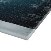 Planche À Découper Arbre givre le soir (Coin)