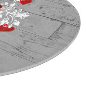 Planche À Découper Arbre rouge des coeurs Tableau de coupe personnali (Coin)