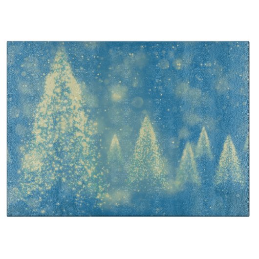 Planche À Découper Arbres de Noël magiques (Devant)