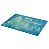 Planche À Découper Arbres de Noël magiques Joyeux Noël (Coin)