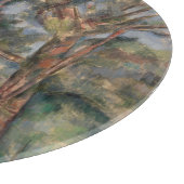 Planche À Découper Arbres et Route, Paysage Post-Impressionniste (Coin)