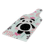 Planche À Découper Arbres, fleurs et ours de panda (Coin)