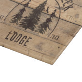Planche À Découper Arbres rustiques en forêt de bois Personnalisés (Coin)