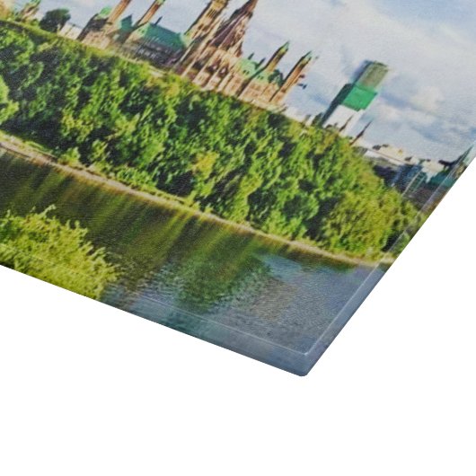 Planche À Découper Architecture de la Colline du Parlement Ottawa. Co (Coin)