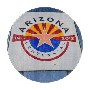 Planche à découper Arizona Centennial Sign