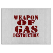 Planche À Découper Arme De Destruction Du Gaz (Devant)