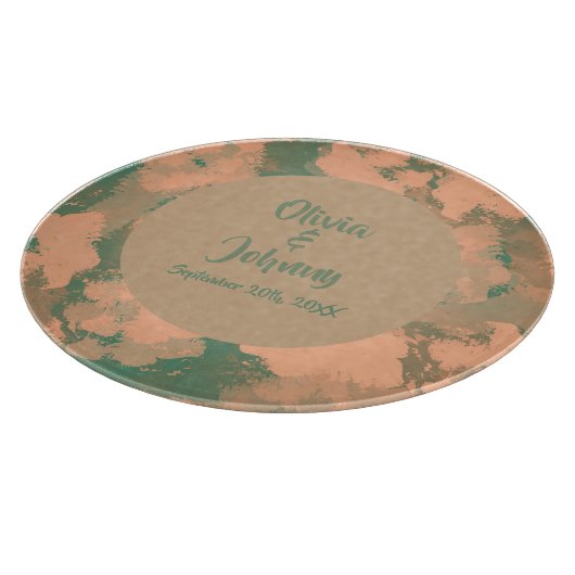 Planche À Découper Armée Floral Vert (Coin)