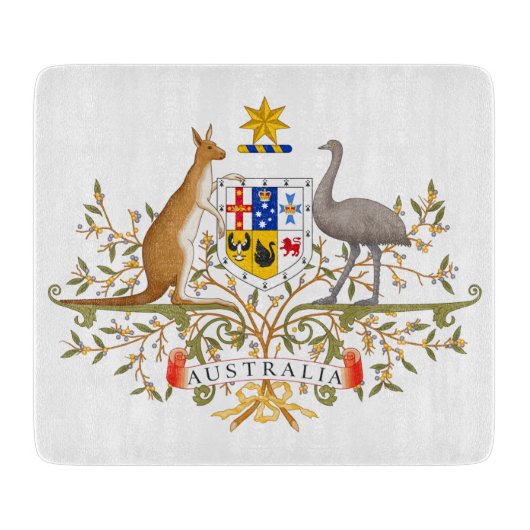 Planche À Découper Armoiries de l'Australie (Devant)