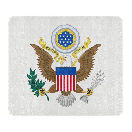 Planche À Découper Armoiries des États-Unis (Devant)