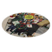 Planche À Découper Arrêt de bus à Noël (Coin)