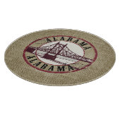 Planche À Découper Arrêt du pont Retro Alabama (Coin)