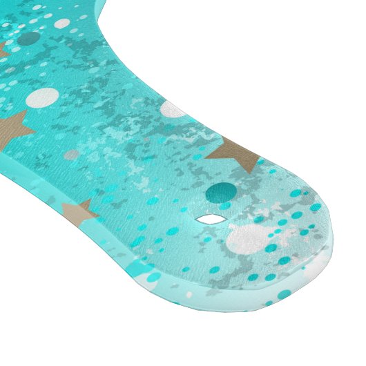 Planche À Découper Arrière - plan à huile Turquoise de la menthe (Coin)