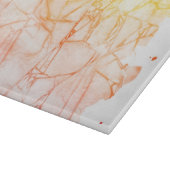 Planche À Découper arrière - plan abstrait d'aquarelle (Coin)