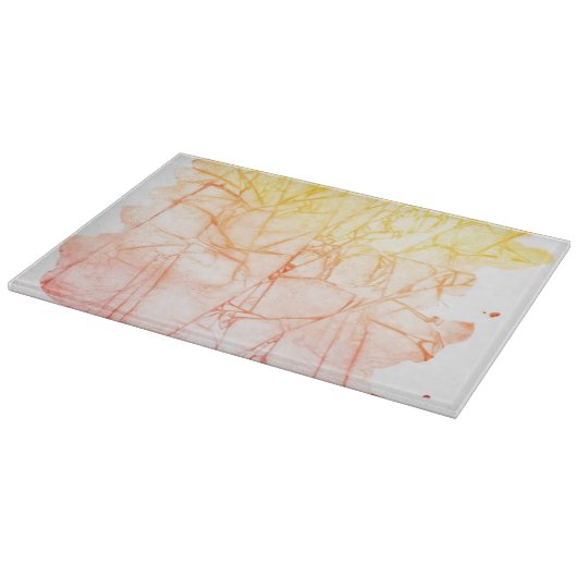 Planche À Découper arrière - plan abstrait d'aquarelle (Coin)