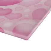 Planche À Découper Arrière - plan avec des coeurs (Coin)