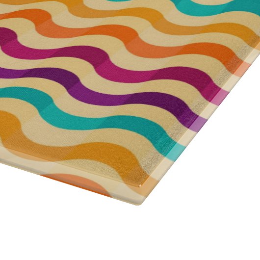 Planche À Découper Arrière - plan avec des rayures dans rétros 2 (Coin)