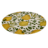 Planche À Découper Arrière - plan blanc Feuille de poires jaunes (Coin)