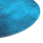 Planche À Découper Arrière - plan bleu cristallisé Abstrait (Coin)