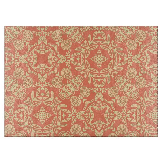 Planche À Découper arrière - plan chaleureux et lumineux au style vin (Devant)