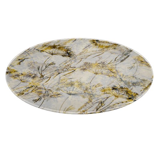 Planche À Découper arrière - plan d'aquarelle Abstraite : dandelion,  (Coin)