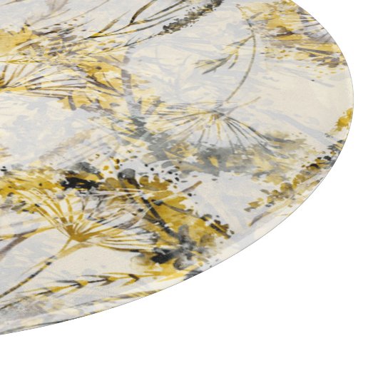 Planche À Découper arrière - plan d'aquarelle Abstraite : dandelion, (Coin)