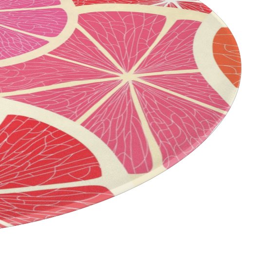 Planche À Découper Arrière - plan de cru de pamplemousse (Coin)