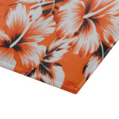 Planche À Découper Arrière - plan de fleurs d'Hibiscus (Coin)