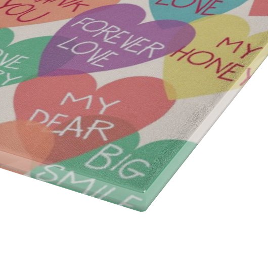 Planche À Découper Arrière - plan de forme d'amour (Coin)