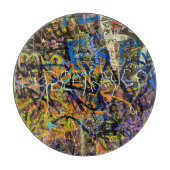 Planche À Découper Arrière - plan de graffiti (Devant)