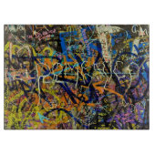 Planche À Découper Arrière - plan de graffiti (Devant)