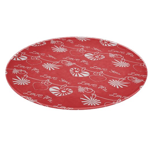 Planche À Découper Arrière - plan de Saint Valentin (Coin)