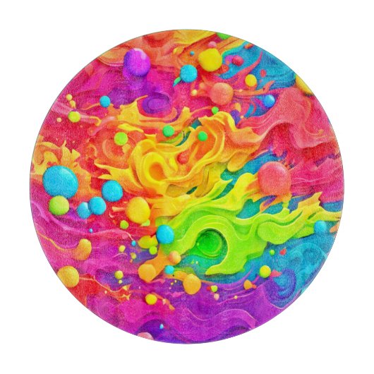 Planche À Découper Arrière-plan de sélection de couleurs (Devant)