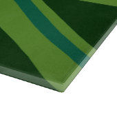 Planche À Découper Arrière - plan de style Drapeau Turquoise vert Uni (Coin)