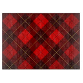 Planche À Découper Arrière - plan de tartan de Wallace (Devant)