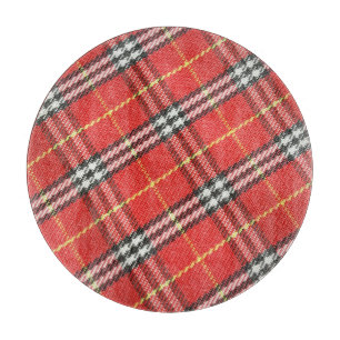 Planche À Découper Arrière - plan de texture Tartan classique